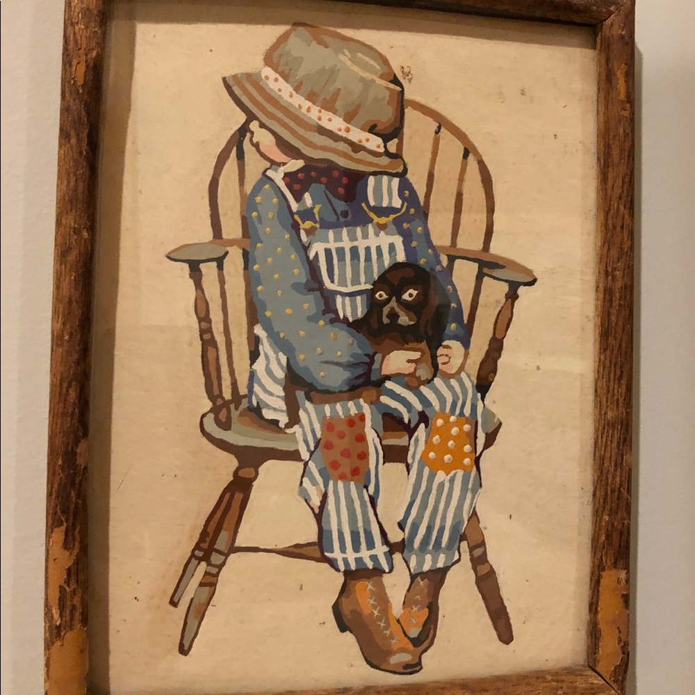 Pair of antique art